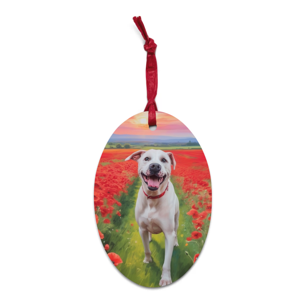 PugMug Custom Melody Wooden Ornament