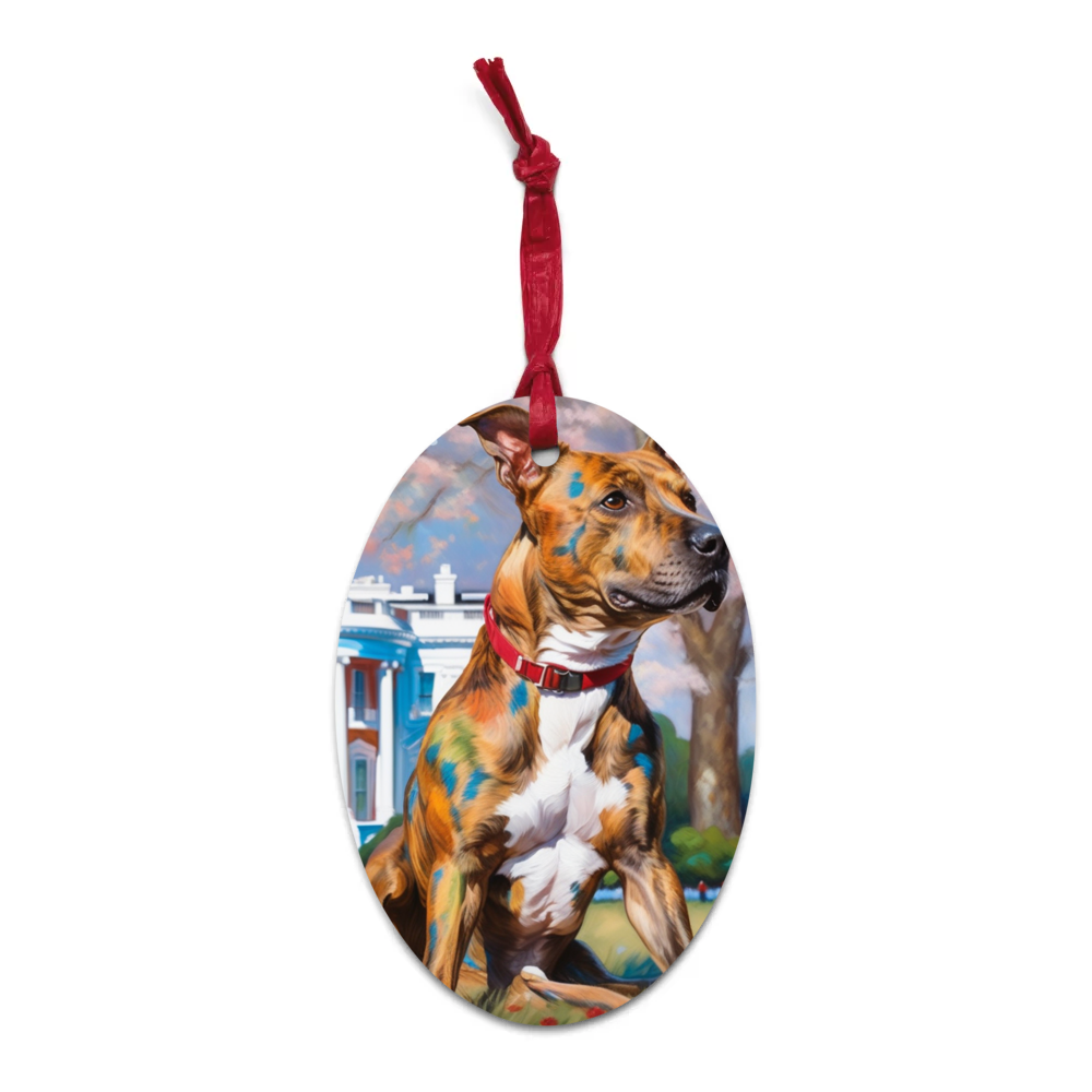 PugMug Custom Tony Hawk Wooden Ornament