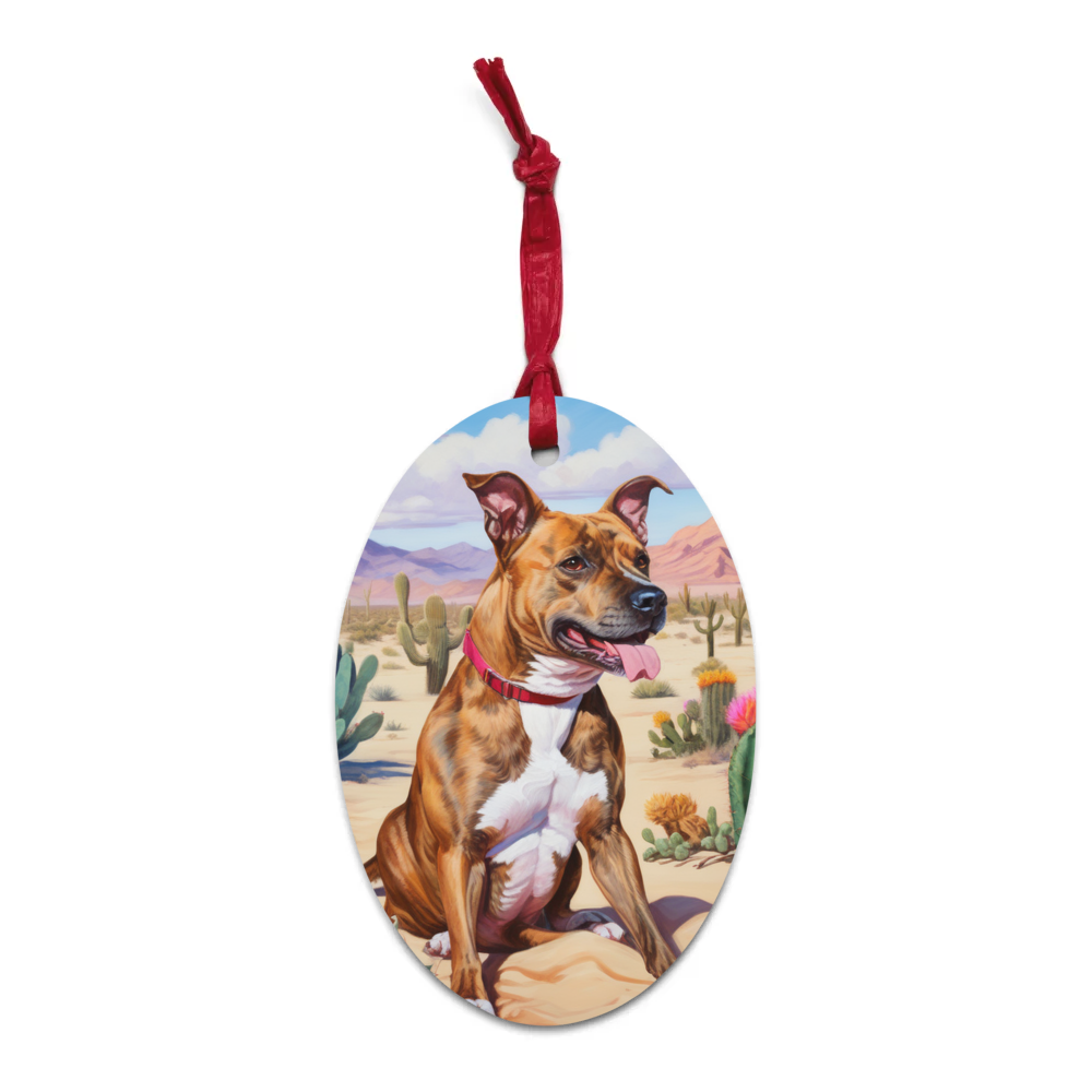 PugMug Custom Tony Hawk Wooden Ornament