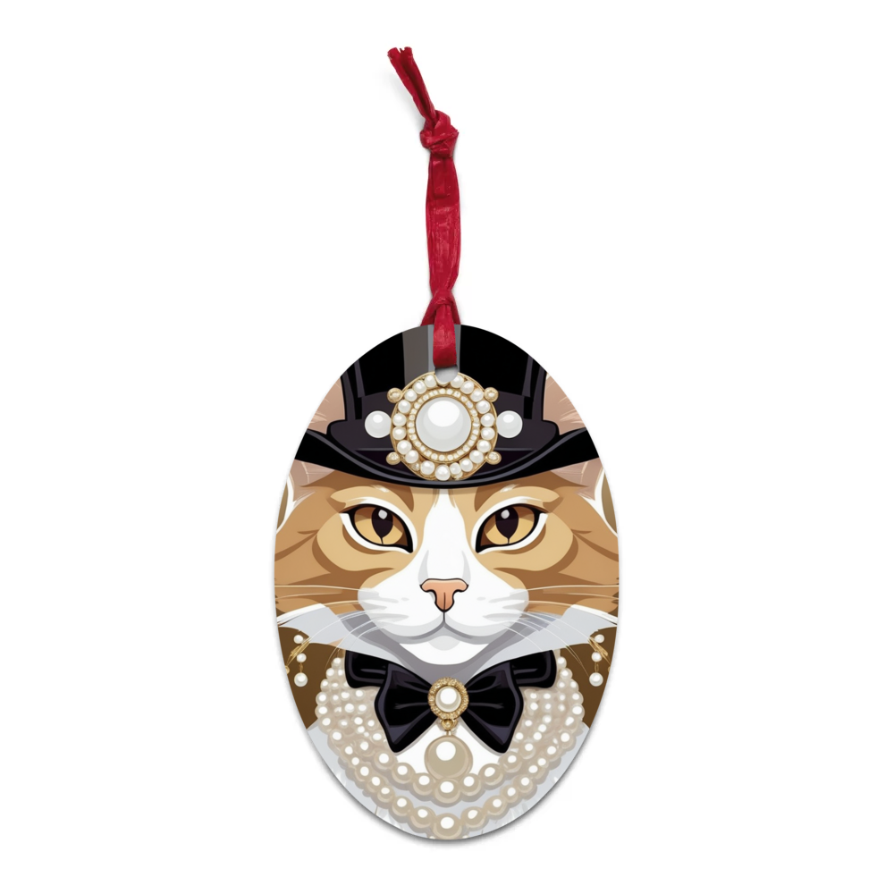 PugMug Custom Jack Jack Wooden Ornament