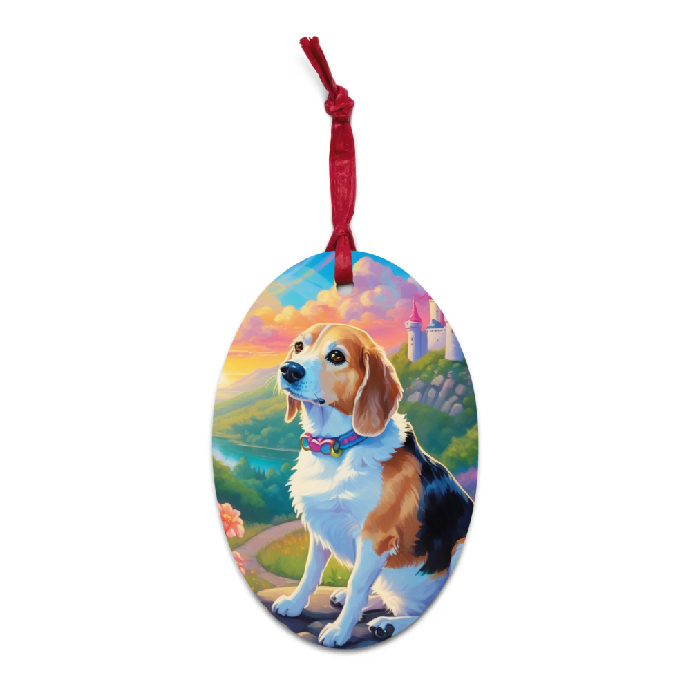 PugMug Custom Munchkin Wooden Ornament