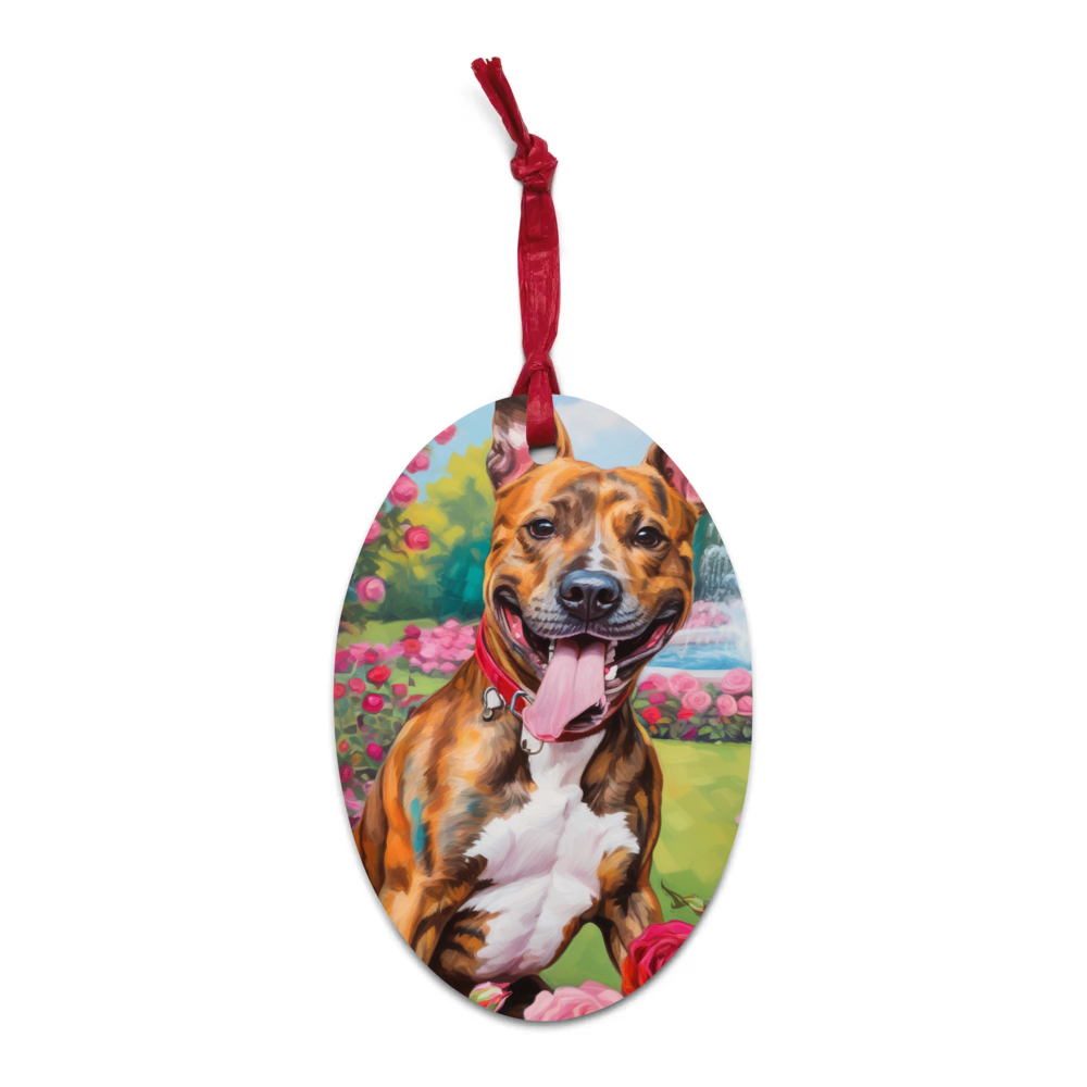 PugMug Custom Tony Hawk Wooden Ornament