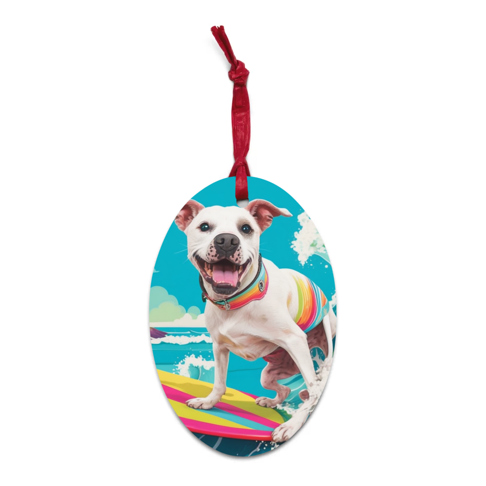 PugMug Custom Melody Wooden Ornament