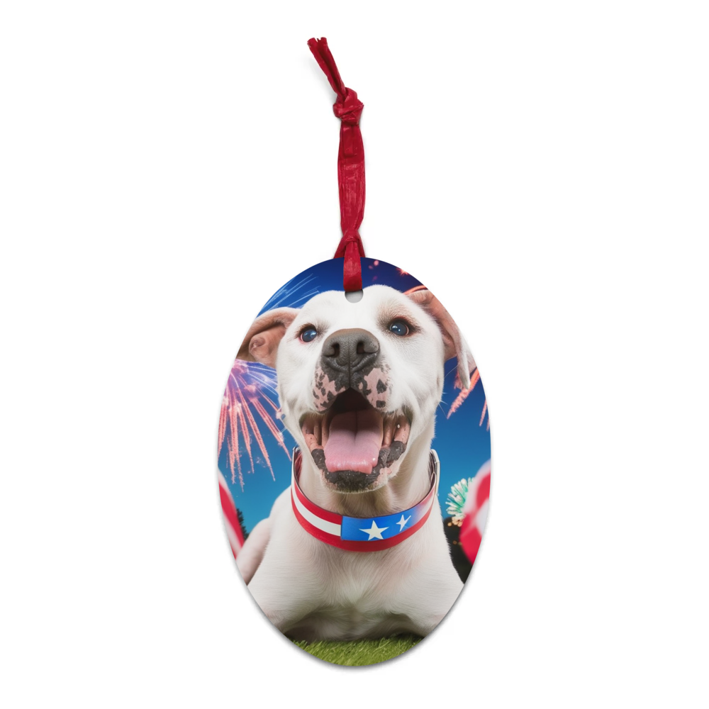 PugMug Custom Melody Wooden Ornament