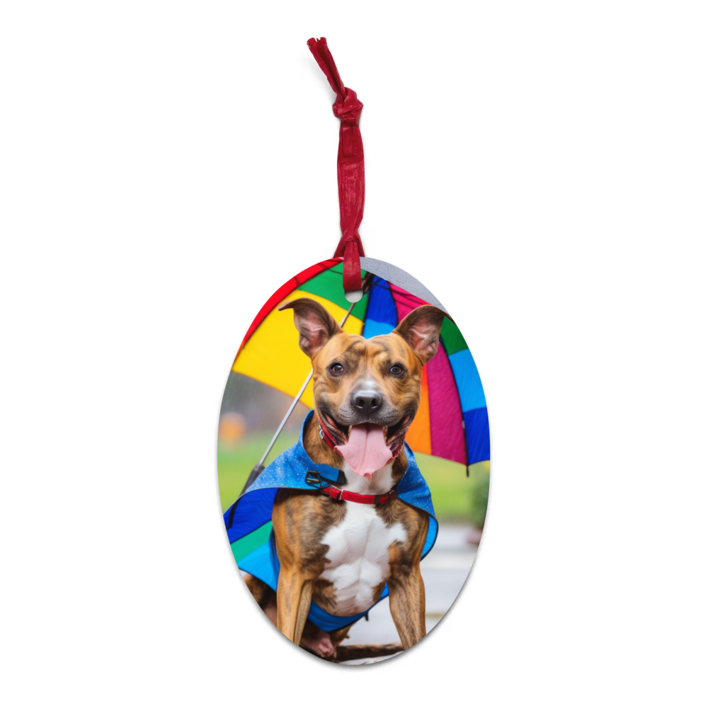 PugMug Custom Tony Hawk Wooden Ornament