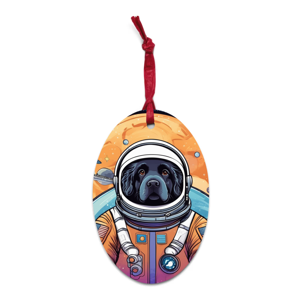 PugMug Custom Newfoundland Wooden Ornament