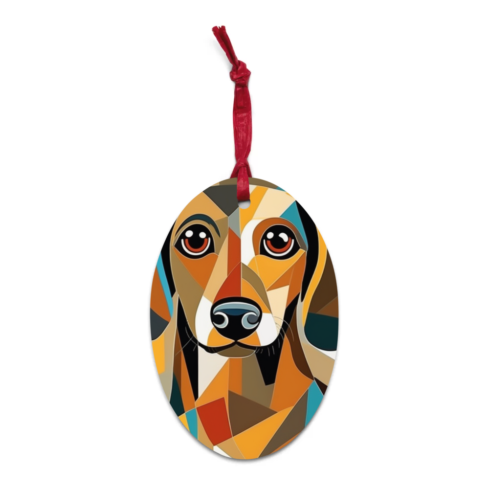 PugMug Custom Pet Wooden Ornament