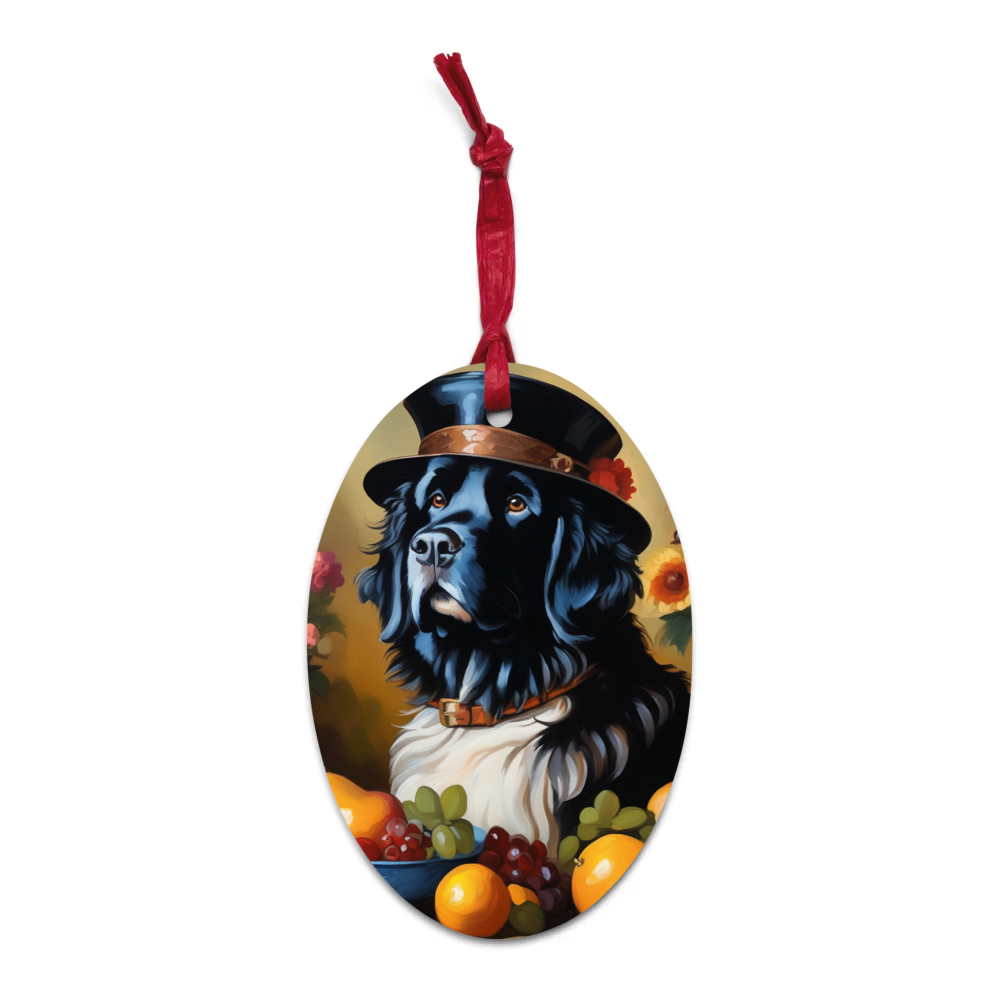 PugMug Custom Newfoundland Wooden Ornament