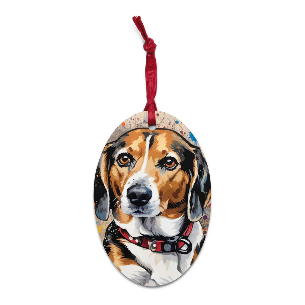 PugMug Custom Munchkin Wooden Ornament