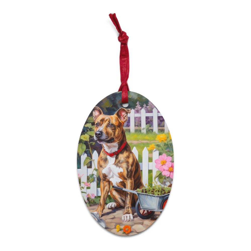 PugMug Custom Tony Hawk Wooden Ornament