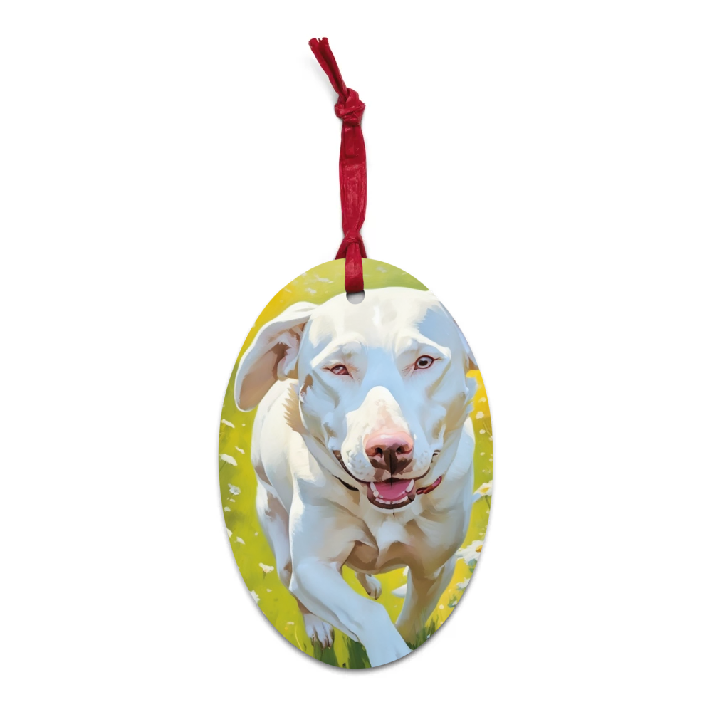 PugMug Custom Penny Wooden Ornament