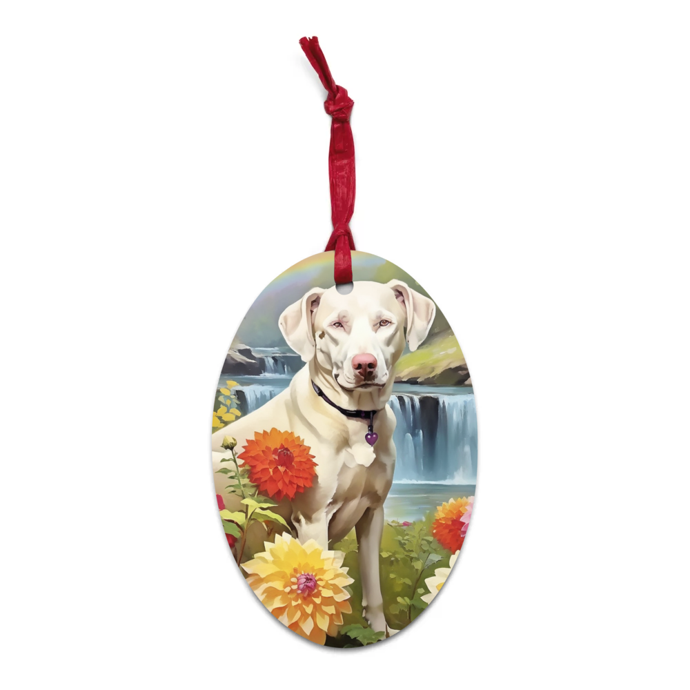 PugMug Custom Penny Wooden Ornament