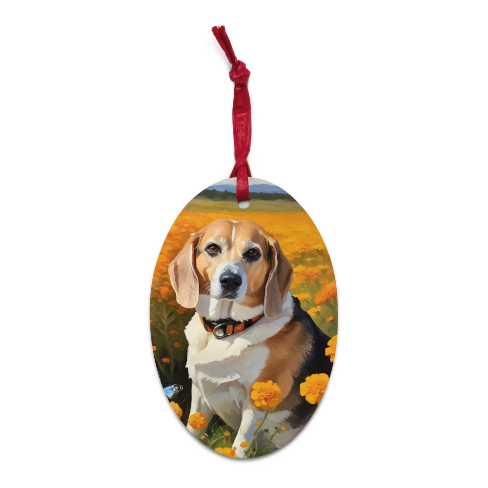 PugMug Custom Munchkin Wooden Ornament