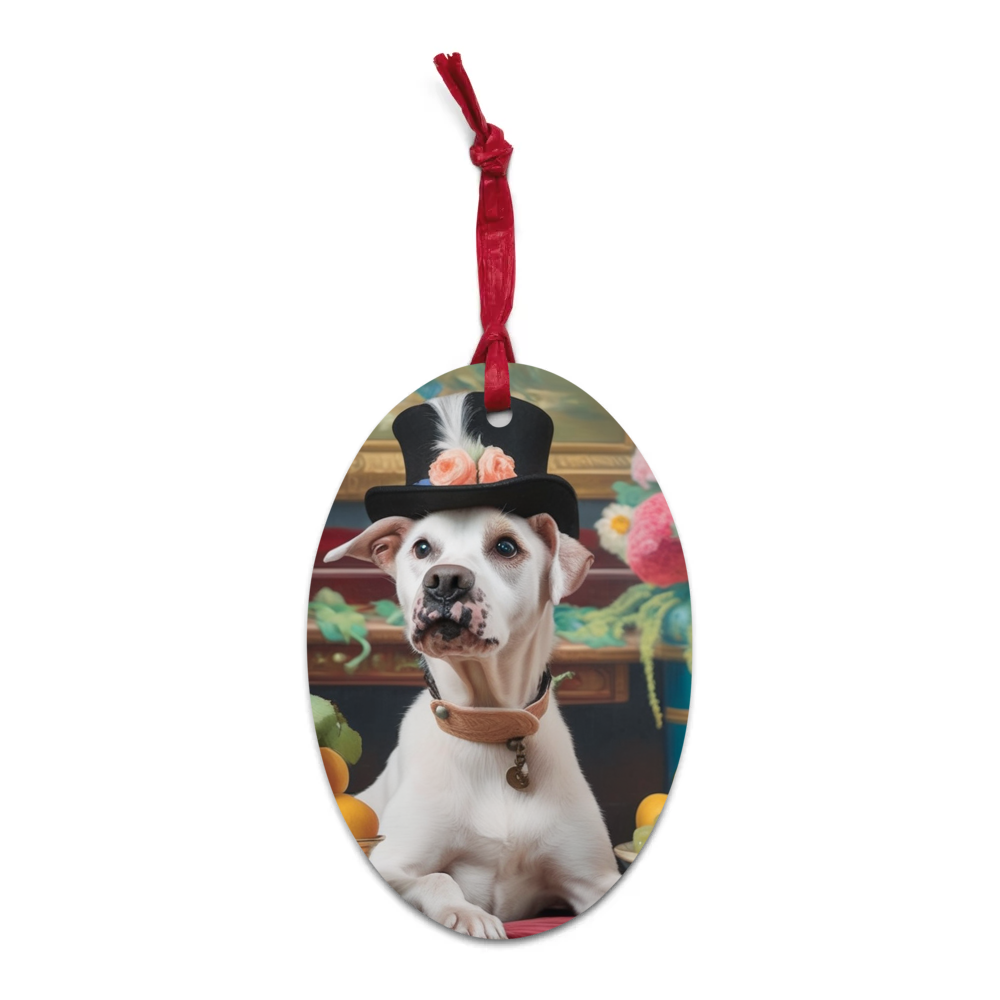 PugMug Custom Melody Wooden Ornament