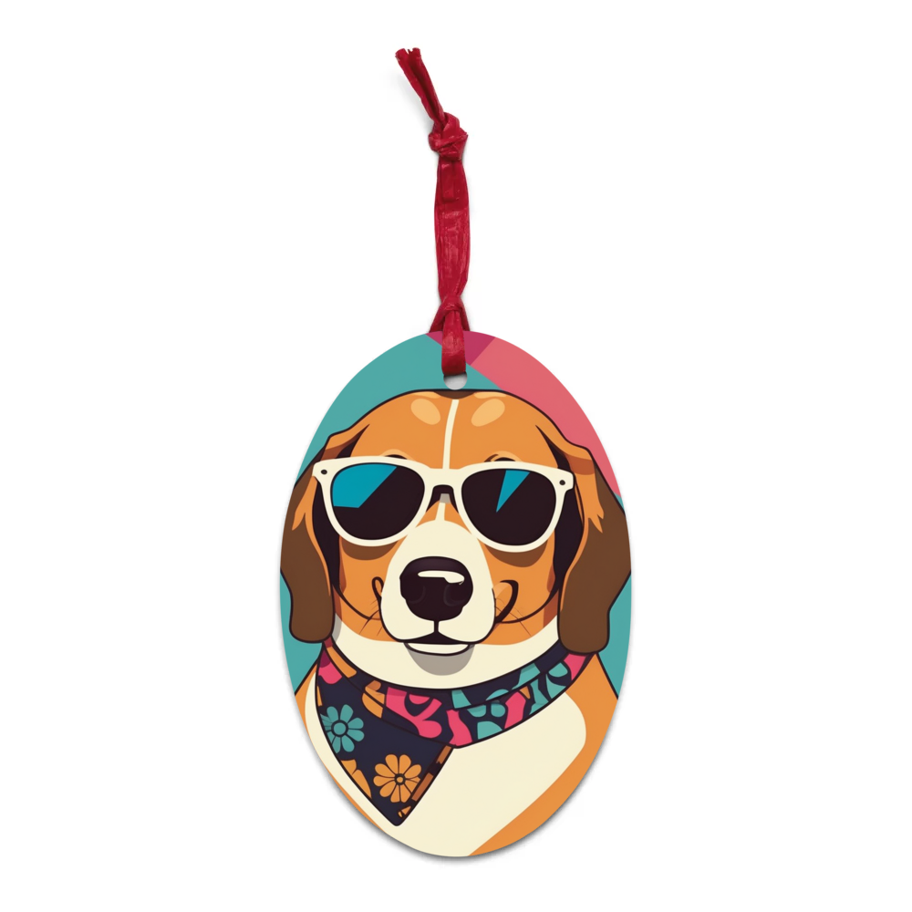 PugMug Custom Munchkin Wooden Ornament