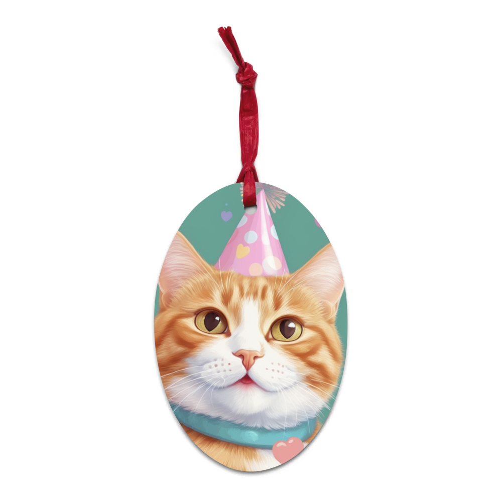 PugMug Custom Jack Jack Wooden Ornament