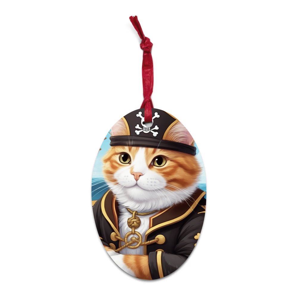 PugMug Custom Jack Jack Wooden Ornament