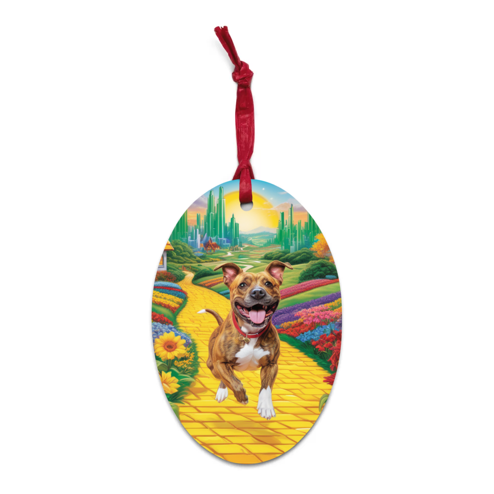 PugMug Custom Tony Hawk Wooden Ornament