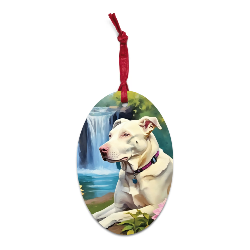 PugMug Custom Penny Wooden Ornament