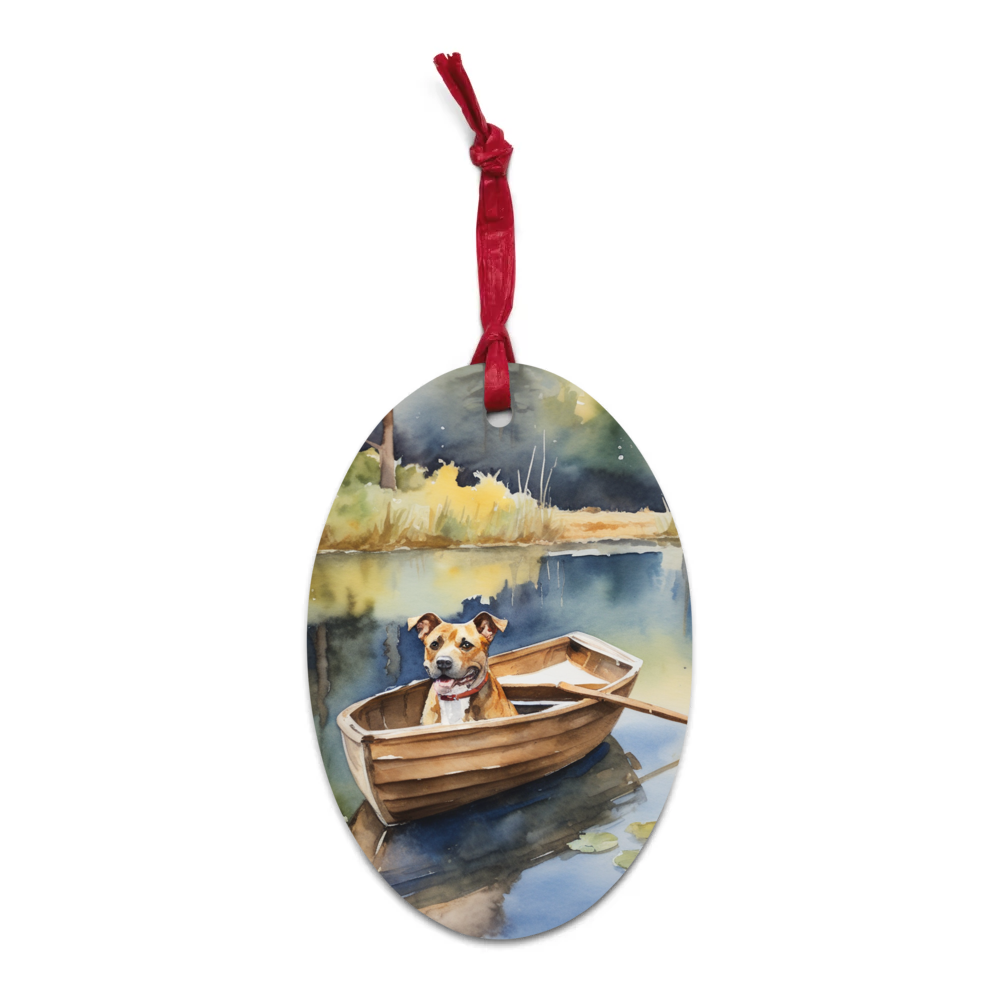 PugMug Custom Tony Hawk Wooden Ornament