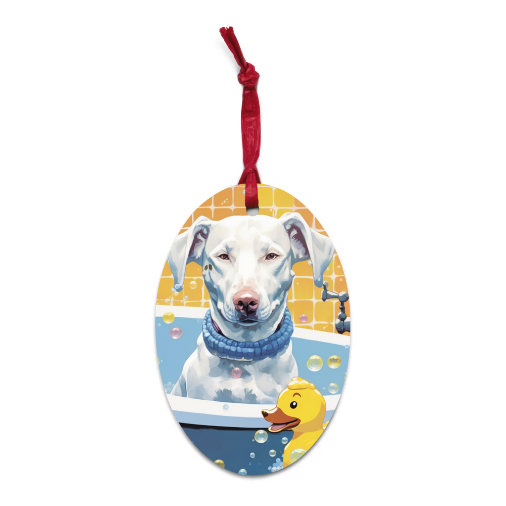 PugMug Custom Penny Wooden Ornament