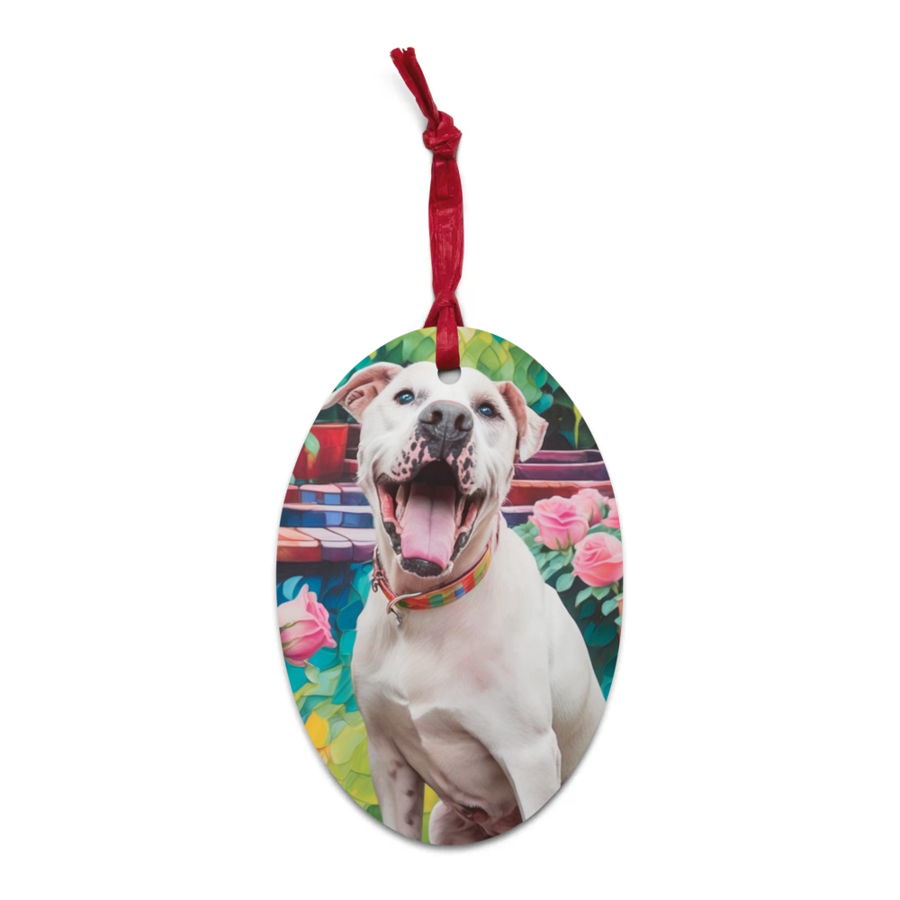 PugMug Custom Melody Wooden Ornament