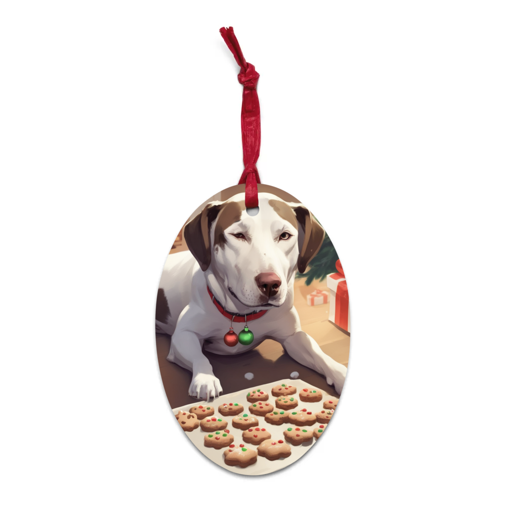 PugMug Custom Penny Wooden Ornament