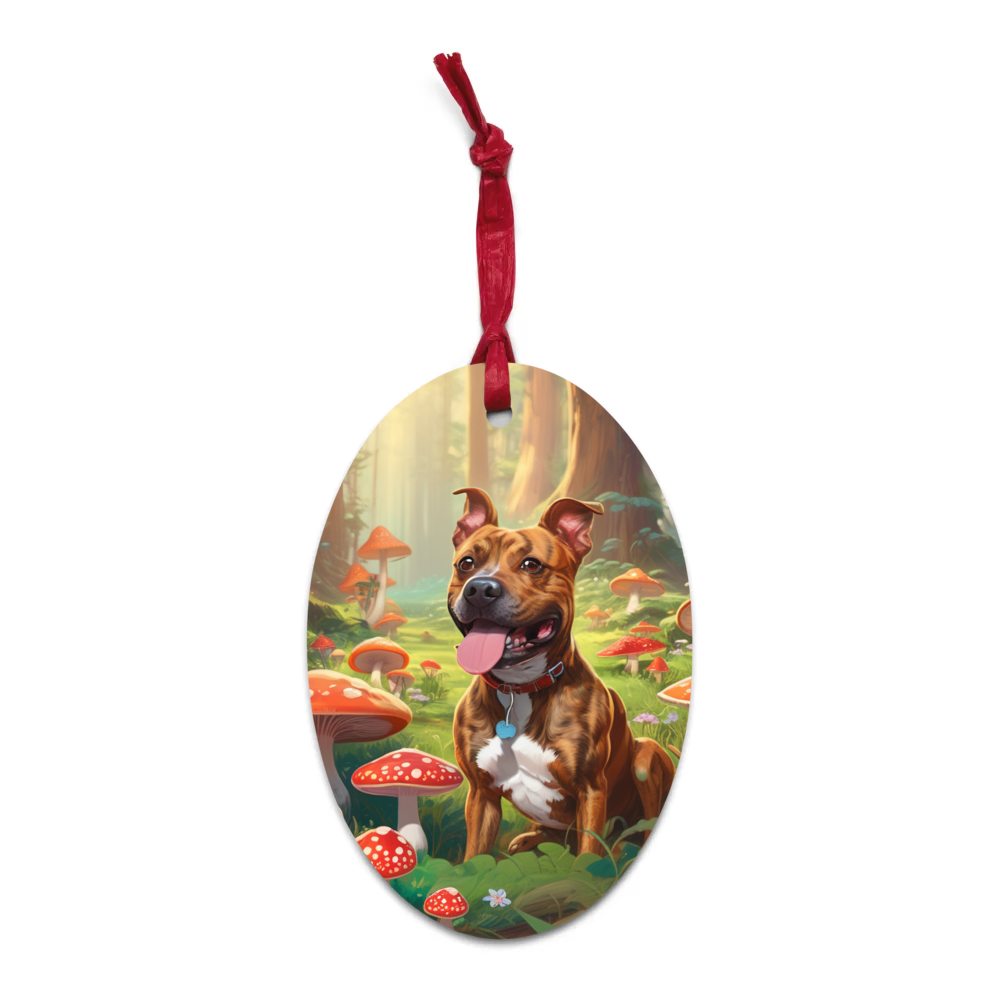 PugMug Custom Tony Hawk Wooden Ornament