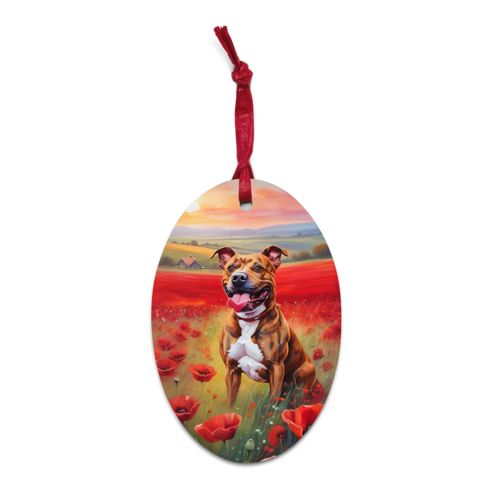 PugMug Custom Tony Hawk Wooden Ornament