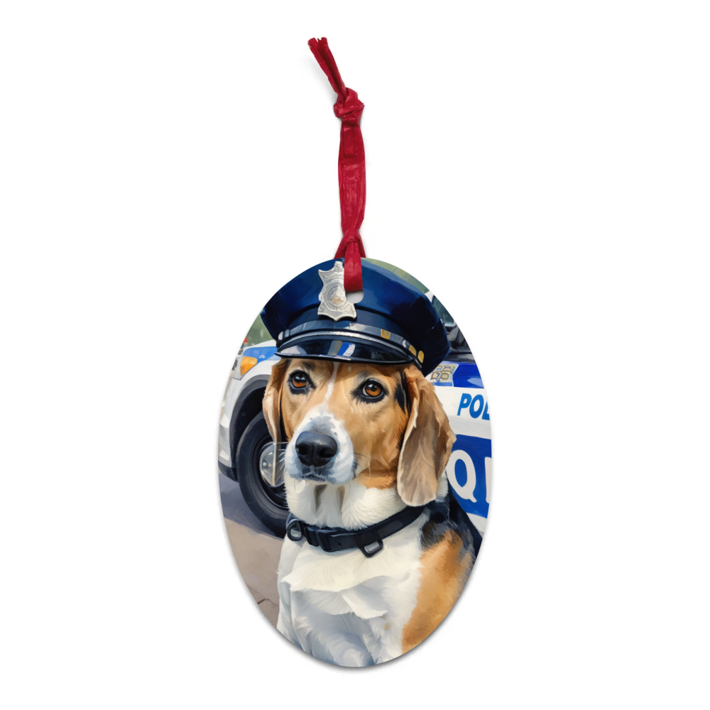 PugMug Custom Munchkin Wooden Ornament
