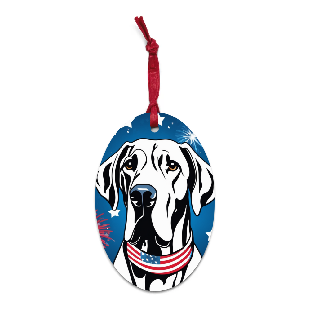 PugMug Custom Pet Wooden Ornament