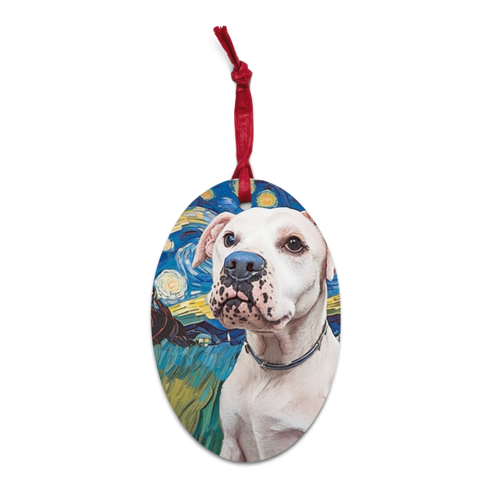 PugMug Custom Melody Wooden Ornament