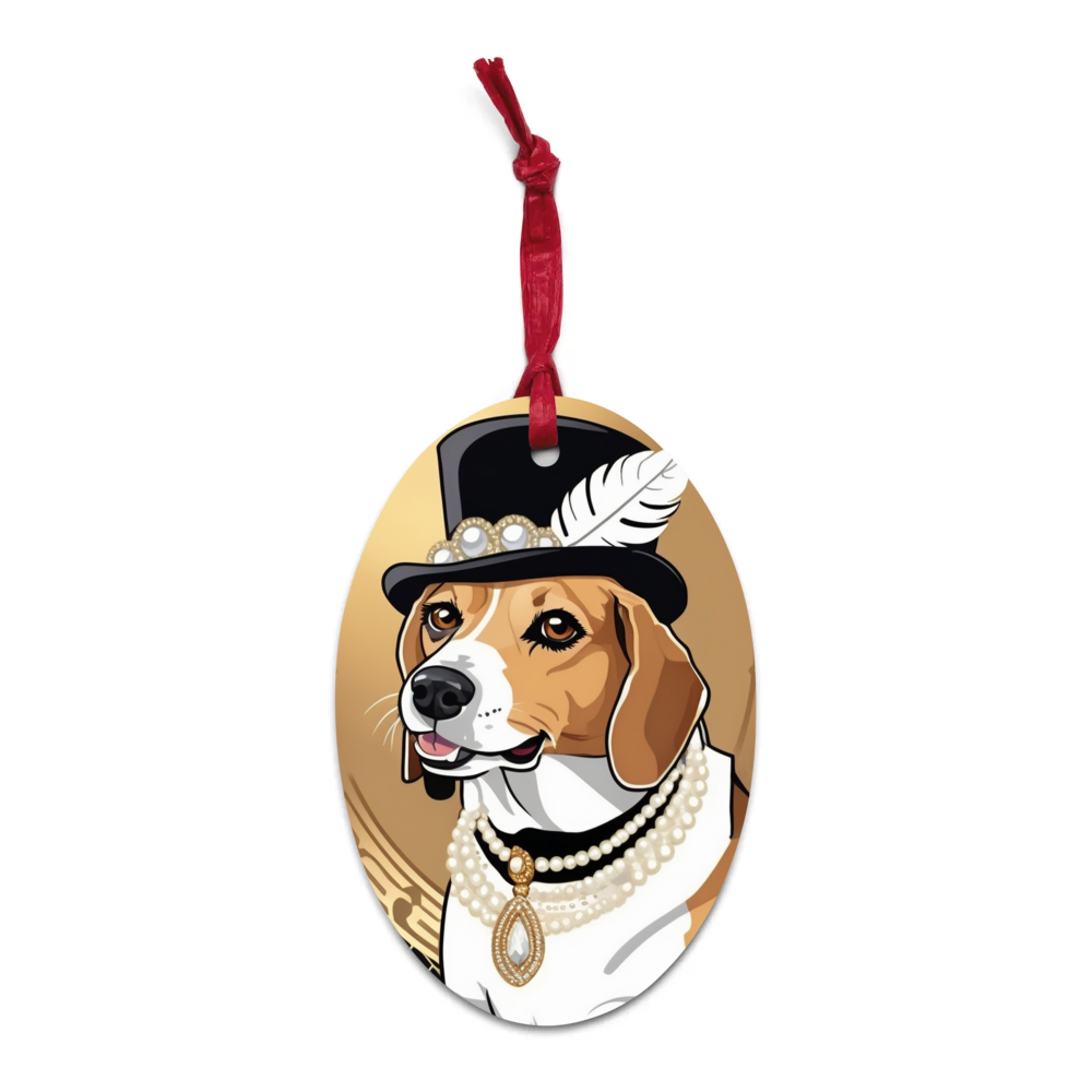 PugMug Custom Munchkin Wooden Ornament