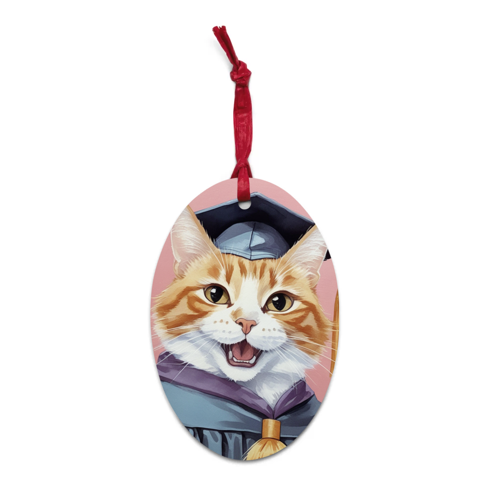 PugMug Custom Jack Jack Wooden Ornament