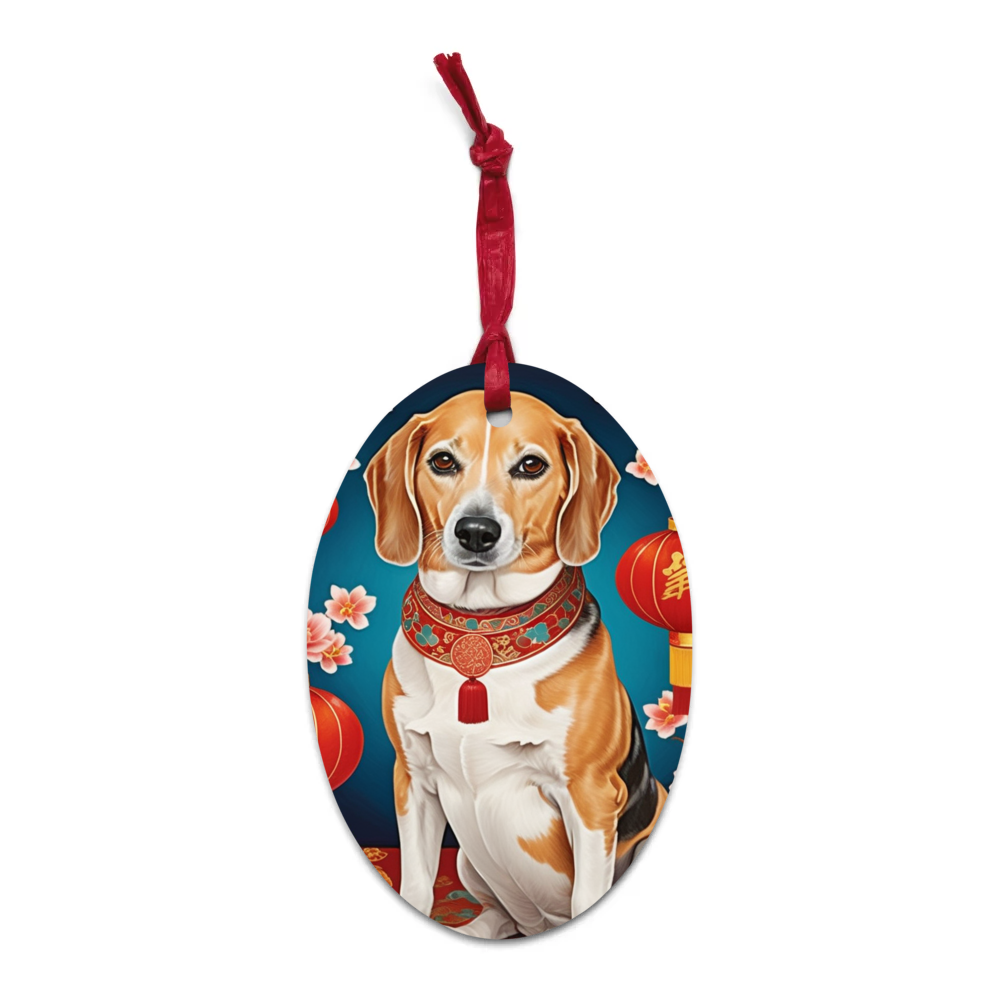 PugMug Custom Munchkin Wooden Ornament