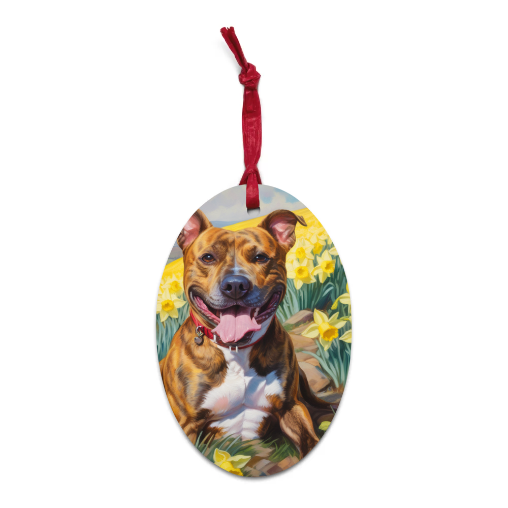 PugMug Custom Tony Hawk Wooden Ornament