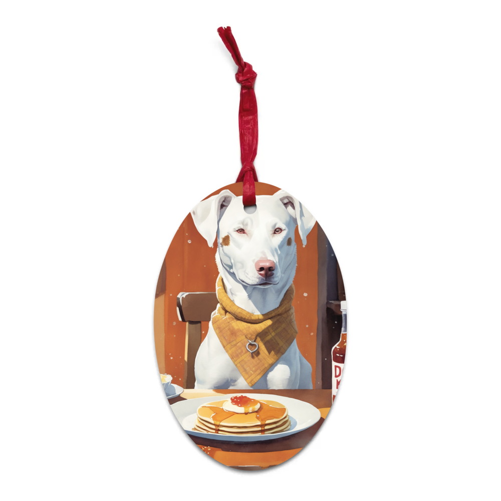 PugMug Custom Penny Wooden Ornament