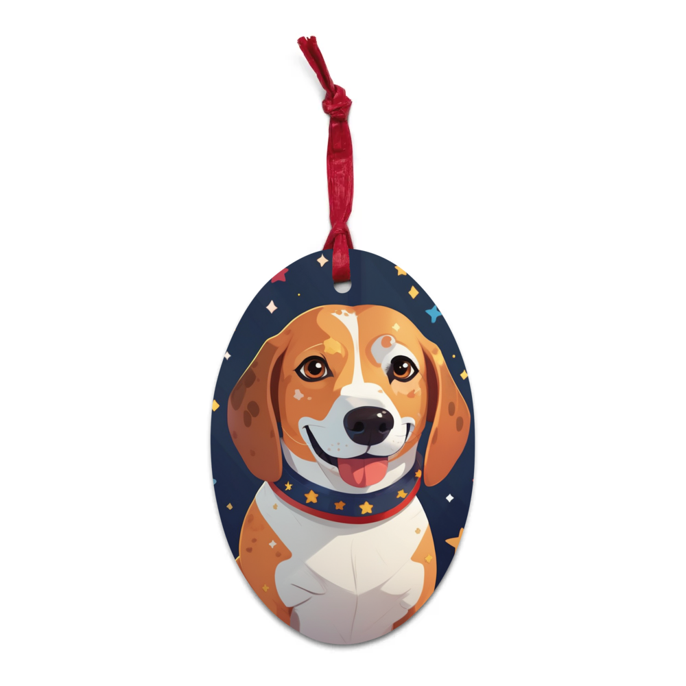 PugMug Custom Munchkin Wooden Ornament