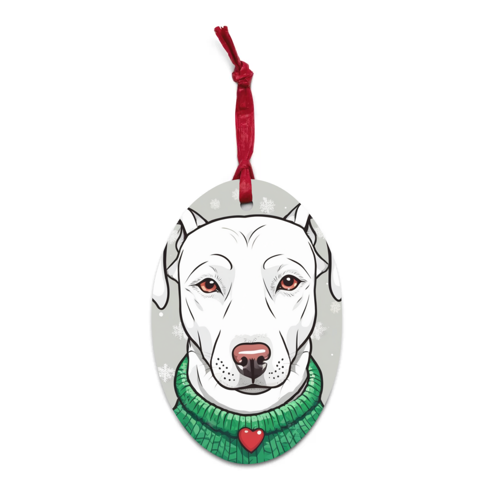 PugMug Custom Penny Wooden Ornament