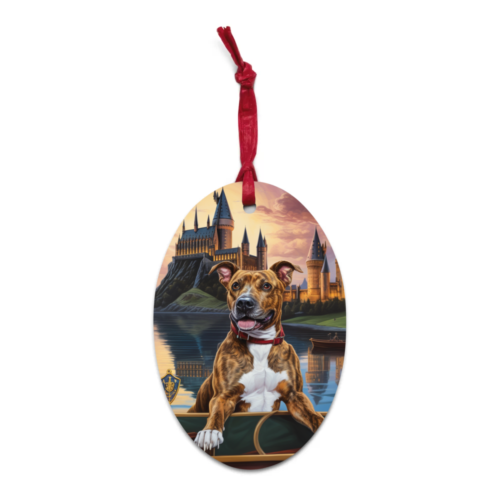 PugMug Custom Tony Hawk Wooden Ornament