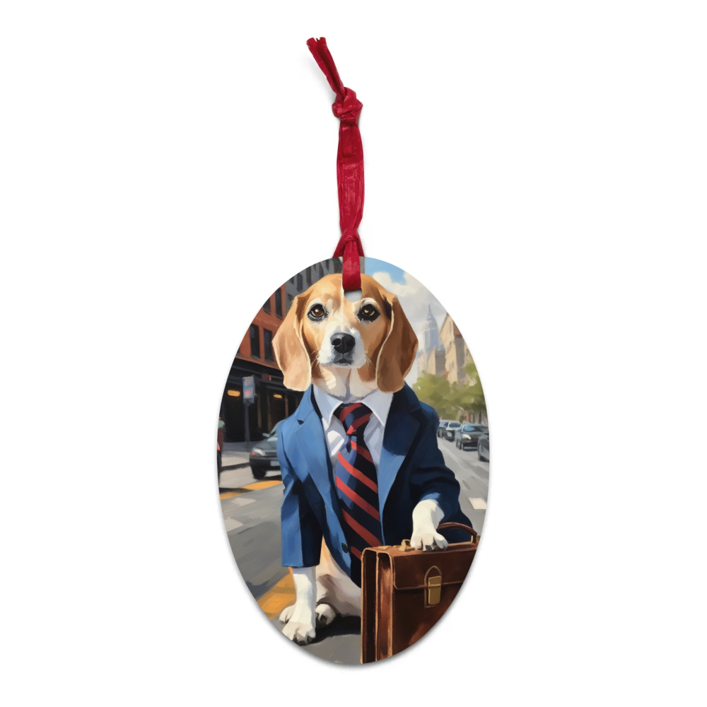 PugMug Custom Munchkin Wooden Ornament