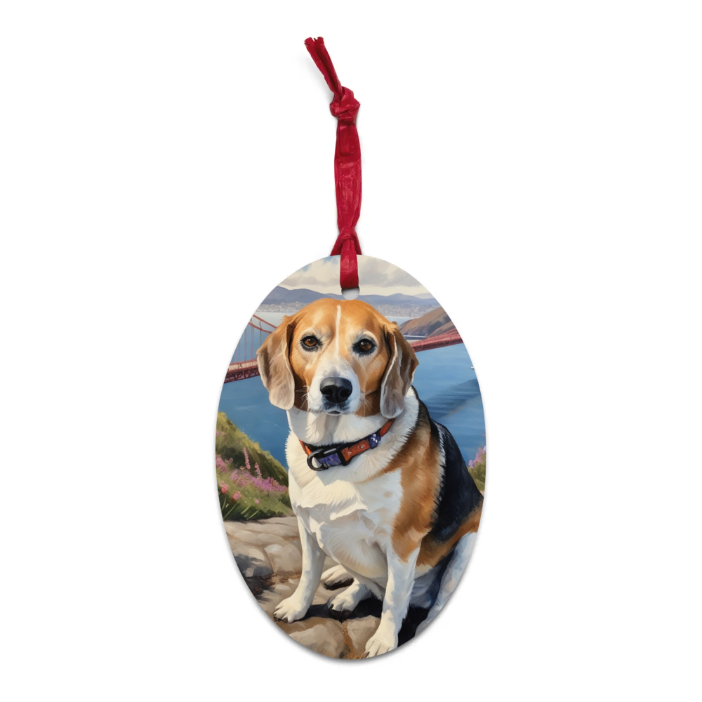 PugMug Custom Munchkin Wooden Ornament