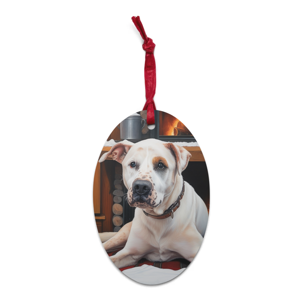 PugMug Custom Melody Wooden Ornament