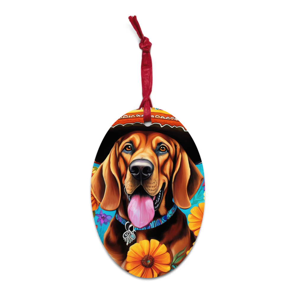 PugMug Custom Pet Wooden Ornament