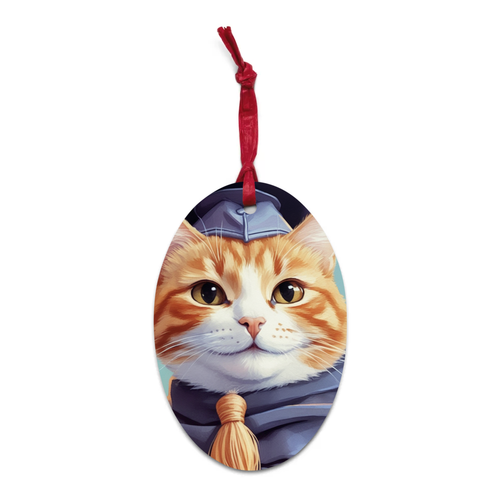 PugMug Custom Jack Jack Wooden Ornament