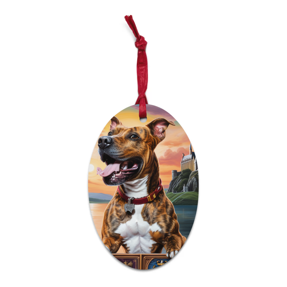 PugMug Custom Tony Hawk Wooden Ornament