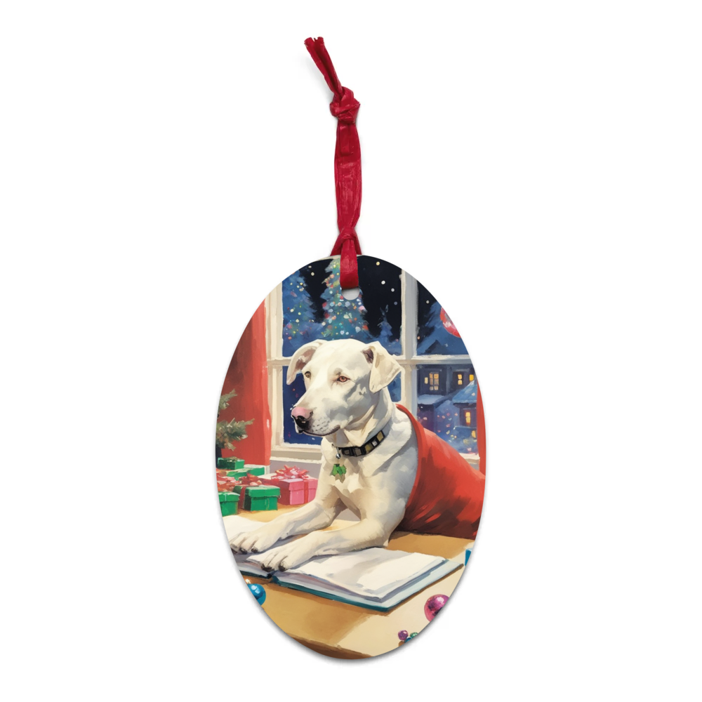 PugMug Custom Penny Wooden Ornament