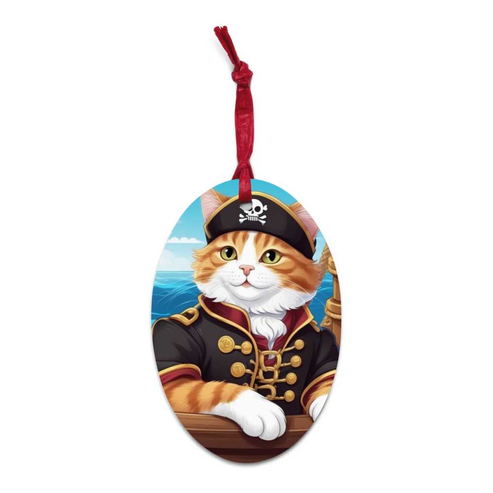 PugMug Custom Jack Jack Wooden Ornament