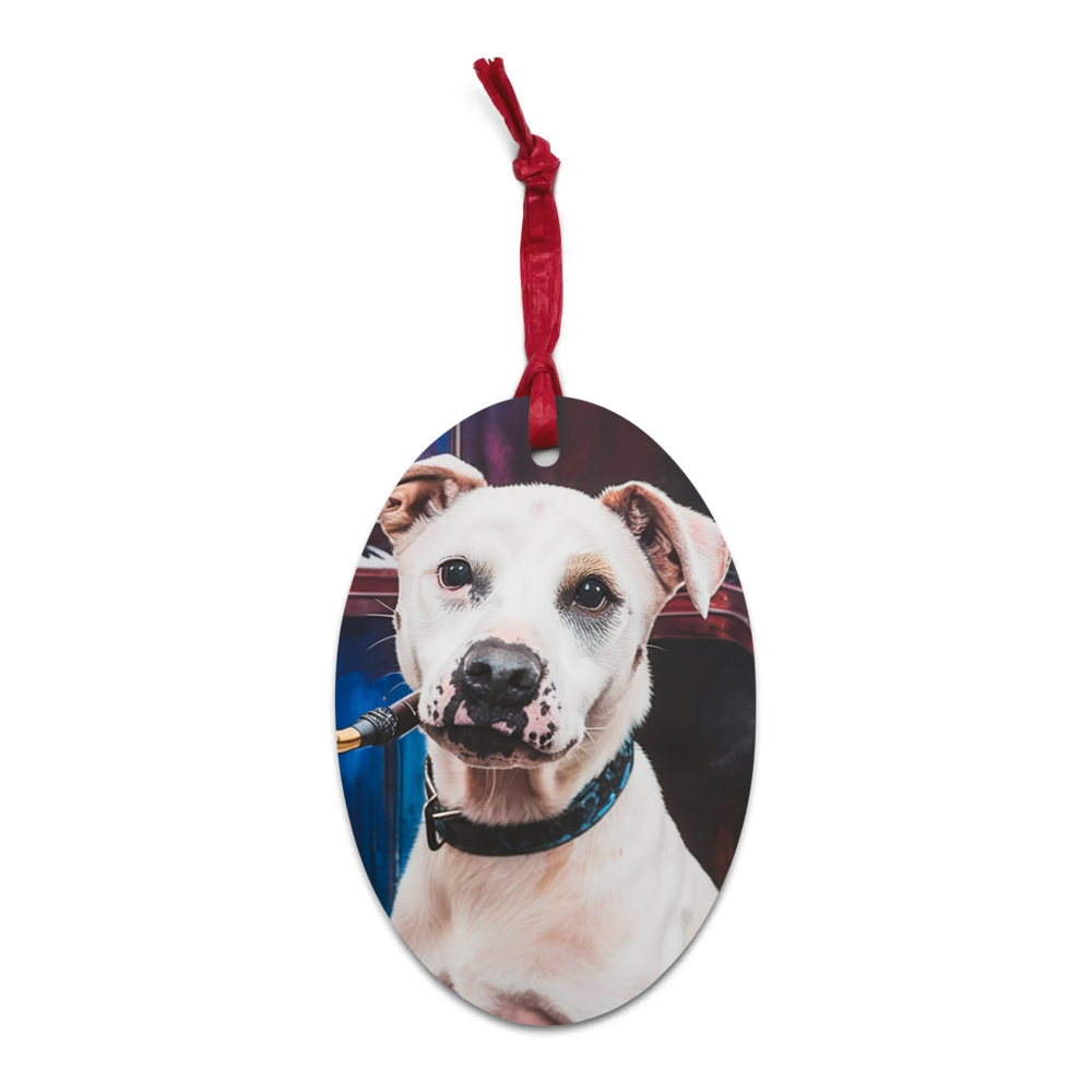 PugMug Custom Melody Wooden Ornament