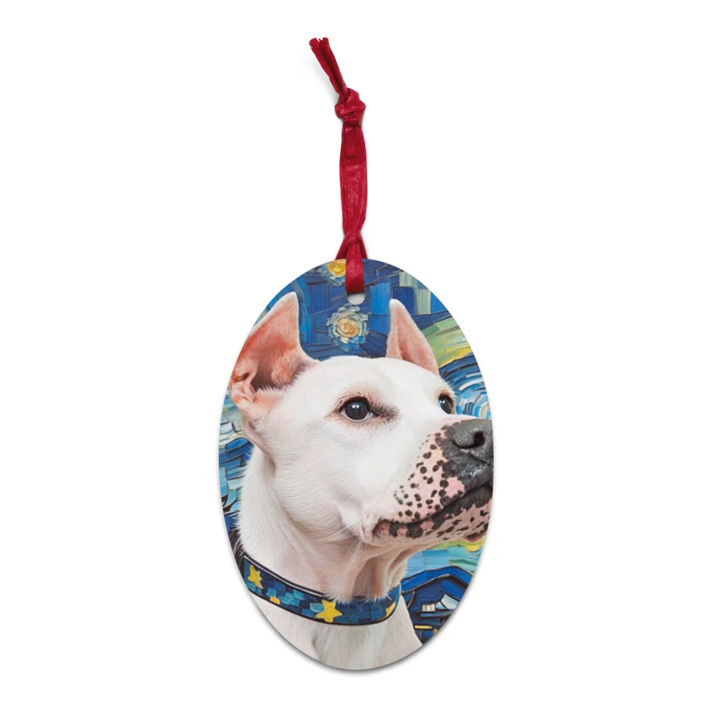 PugMug Custom Melody Wooden Ornament